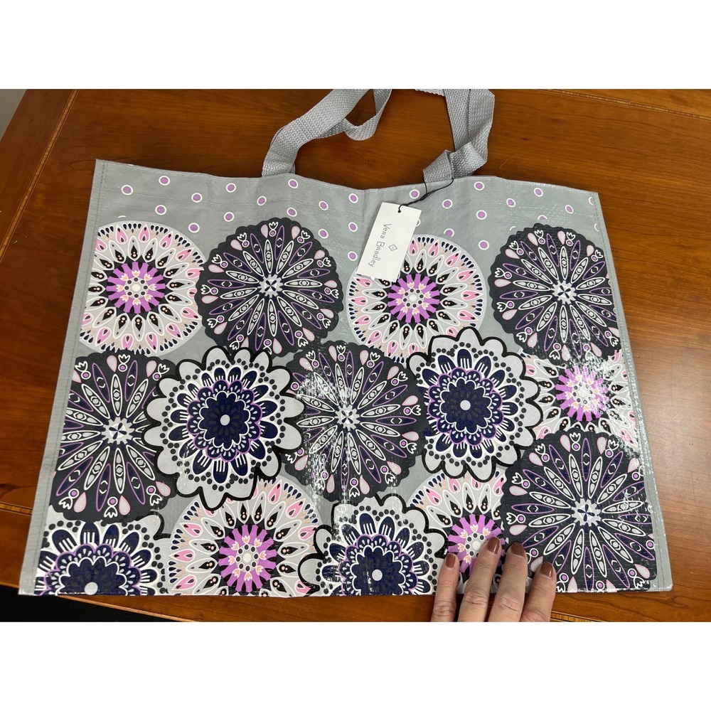 Vera Bradley Market Tote Mimosa Medallion Reusable Shopping Bag 12492-N64 NEW